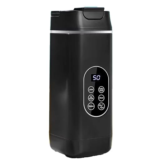Aboiled Portable Blender Smoothies Juices - Compact Powerful Black Mixer Home Use