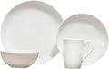 Fortessa Caldera Porcelain 16 Piece Dinnerware Set Service for 4 Ivory