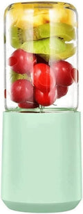 Portable Blender Personal Hand Smoothie Travel Blender Cup Fruit Mixer Rechargeable with USB Mini Blender for Fruit Juice Milk Shakes for Great Mixing (Color : Green) (Green)
