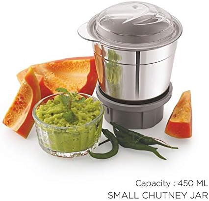 BOSS Excel Pro 3-Jar Mixer Grinder Kitchen Grinding Genius 750 Watt Powerful Motor 3 Variable Speed with Incher 110VBlue