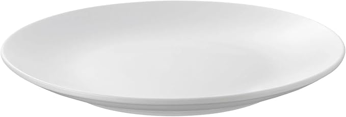 12-Piece White Glazed Stoneware Dinnerware Set – Elegant 4-Person Tableware
