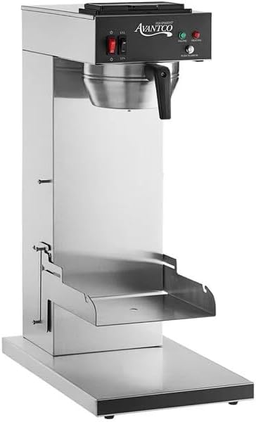Generic CMAPADJ Automatic Airpot Coffee Maker with Adjustable Shelf - 120V 1450W large Silver