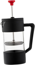 350ml Manual Press Coffee Maker Glass Coffee Pot with Stainless Steel Filter Heat-resistant Teapot for Home Brewing and Tea Preparation