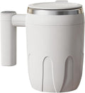 MiOYOOW Auto Stirring Coffee Mug 380ML Stainless Steel Self Stirring Cup with USB Charging for Office Home Travel
