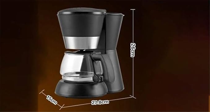 Coffee Machine Single Household Automatic Tea Machine Drip Glass Coffee Pot Small American Coffee Machine