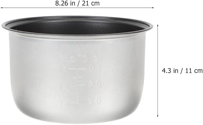 HANABASS Household Rice Cooker Inner Pot Non-stick Rice Cooker Pot Electric Cooker Accessory 3L