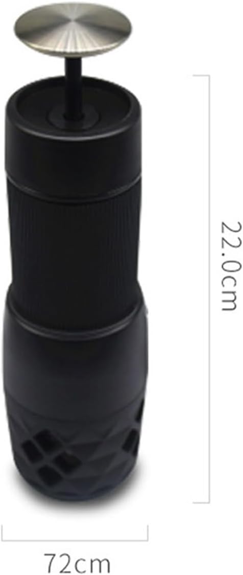Portable Mini Hand Pressure Coffee Machine Espresso Coffee Maker Capsule Ground Coffee Brewer Portable for Travel and Picnic