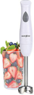 EUROSTAR EH442W 2-Speed Hand Blender with Stainless Steel Detachable Shaft White
