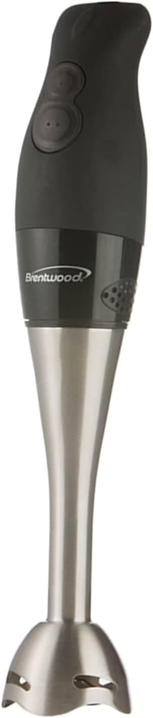 Brentwood Appliances HB-33BK 2-Speed Hand Blender with Soft Grip Handle Black