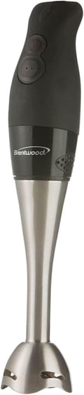 Brentwood Appliances HB-33BK 2-Speed Hand Blender with Soft Grip Handle Black