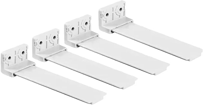 Integrated Fridge Door Plastic mounting Bracket Fixing Slide kit for Freezer Refrigerator Door Shelf Rail for Refrigerator(XXXL|Yellow)