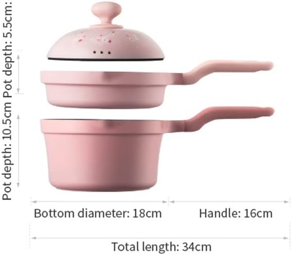 Nonstick Cookware Set Pan Pan Pan with Lid Set for All Cooktops 18cm
