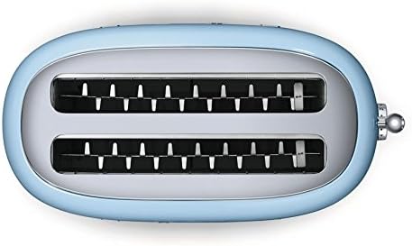 Smeg TSF02PBUS 50's Retro Style Aesthetic 4 Slice Toaster Pastel Blue