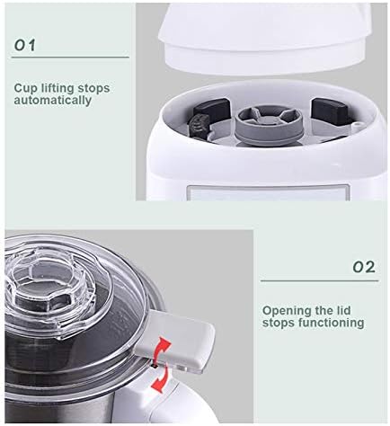 1000ML Small Soymilk Machine Fully Automatic Multi-functional Desktop Juicer Household Kitchen Cooking Cup Heating Filter-free