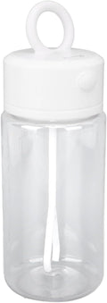Electric Shaker Bottle 300ml Auto Mixing Cup with Built-in Stirrer Portable Battery-Operated Drink Mixer for Protein &amp Smoothies (White)(White)