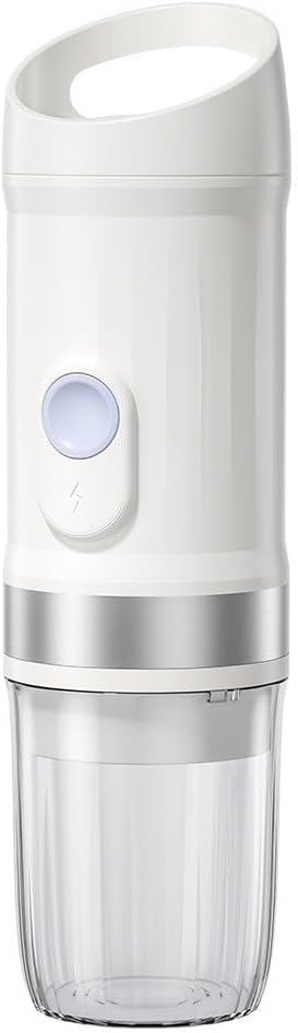 Portable Electric Espresso Machine Travel Coffee Maker for Camping Car Coffee Maker Self-Heating with USB-C With Ground Coffee &amp NES Capsule for RV Hiking Office(White)