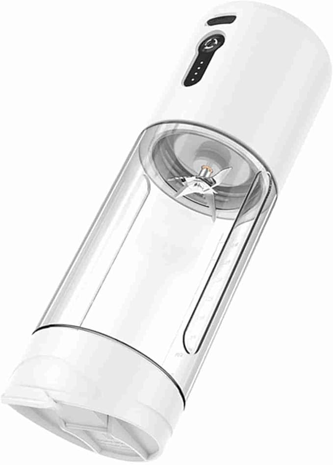 Alomejor Powerful Motor Electric Juicer Blender 22000rpm Portable USB Rechargeable Cup with 6 Blades for Sports Travel