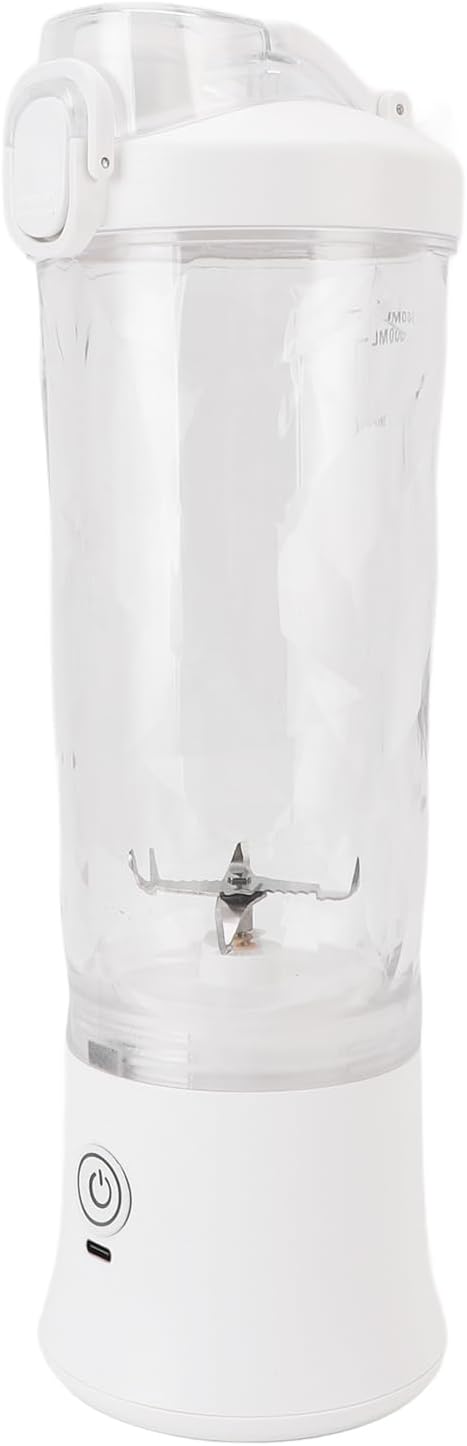 Fabater Portable Blender 600ml Cordless Rechargeable Personal Blender Mini Juicer with Leakproof Lid Sip Spout for Smoothies Shakes Baby Food Travel