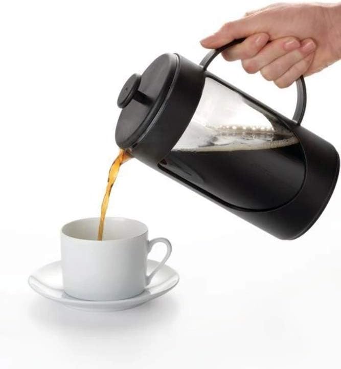 BonJour Coffee Unbreakable Plastic French Press 33.8-Ounce Ami-Matin Black