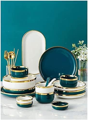 Dinner Set for Luxury Restaurant and Home Dinnerware Set China Dinner Set Ceramics Phnom Penh Plates and Bowls Sets for RestaurantPurple-2 People