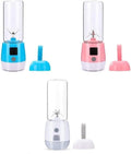 Portable Blender Juicer Mixer Personal Rechargeable Smoothie Milkshake Maker(Blue)
