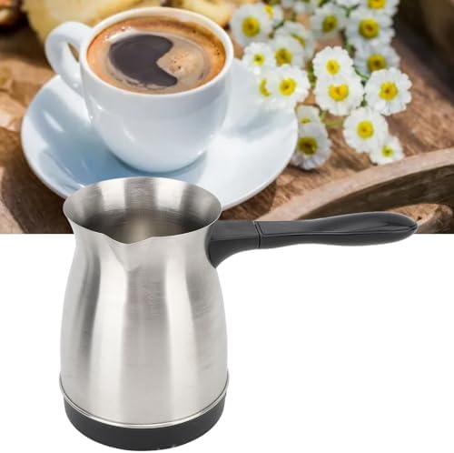 SIXRUN Coffee Pot Electric 600ml Coffee Maker Electric 110V Stainless Steel Coffee Machine Multifunctional for Home Kitchen