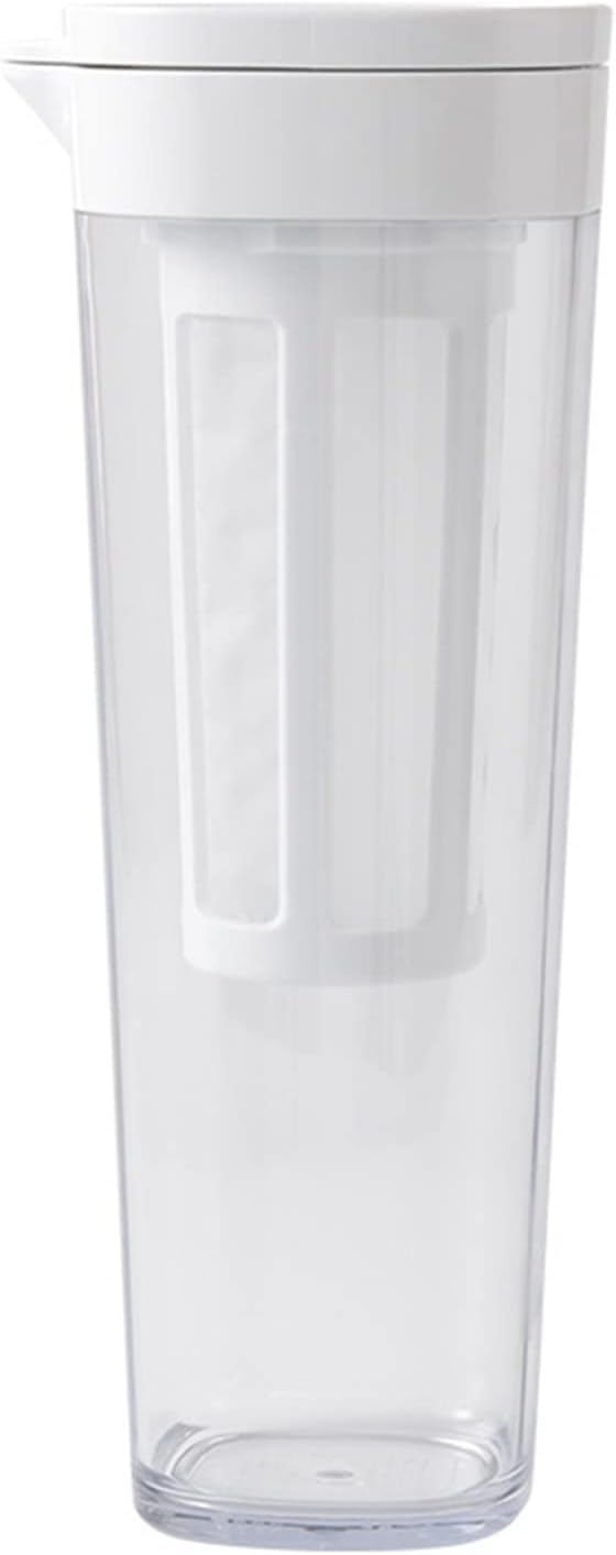 Coffeemaker Pots Cold Extracting Pot Coffee Pot Refrigerator Cold Brewing Pot Fruit Tea Cold Kettle Tea Water Separating Coffee Apparatus(White)