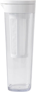 Coffeemaker Pots Cold Extracting Pot Coffee Pot Refrigerator Cold Brewing Pot Fruit Tea Cold Kettle Tea Water Separating Coffee Apparatus(White)