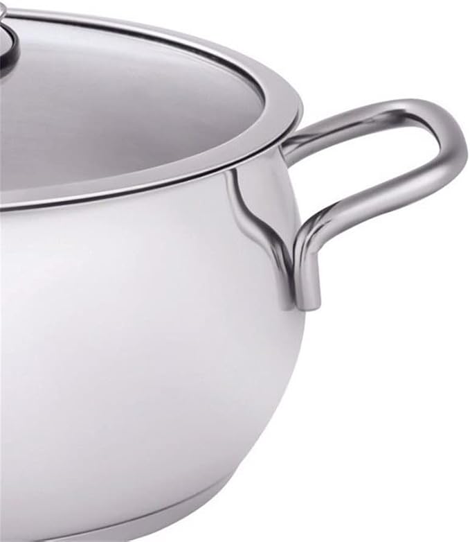 Cookware 8 Piece Cookware Set Stainless Steel Stock Pot Sauce Pot Milk Pot Kitchen Cooking Cookware Set (Color : A Size : See Description)