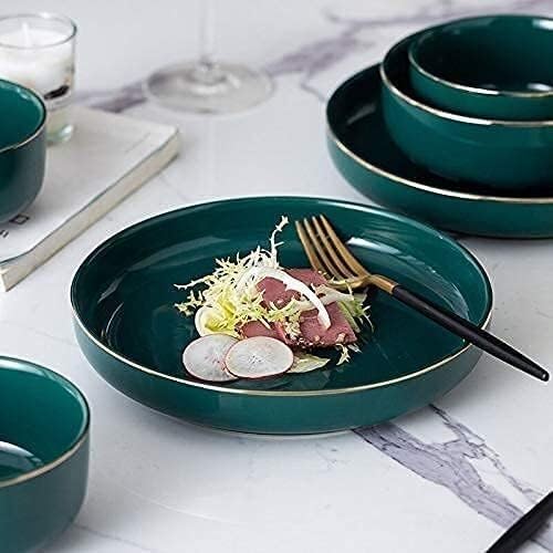 Dinnerware Set Plates and Bowls Sets Classic Porcelain Dinnerware Sets26 Pcs Tableware SetRound Plates