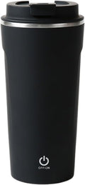 Self Stirring Coffee Mug Automatic Stirring Magnetic Mug Stainless Steel Coffee Mixing Cup Blender USB Charging Smart Mixer MugElectric Stirring Cup(Black)