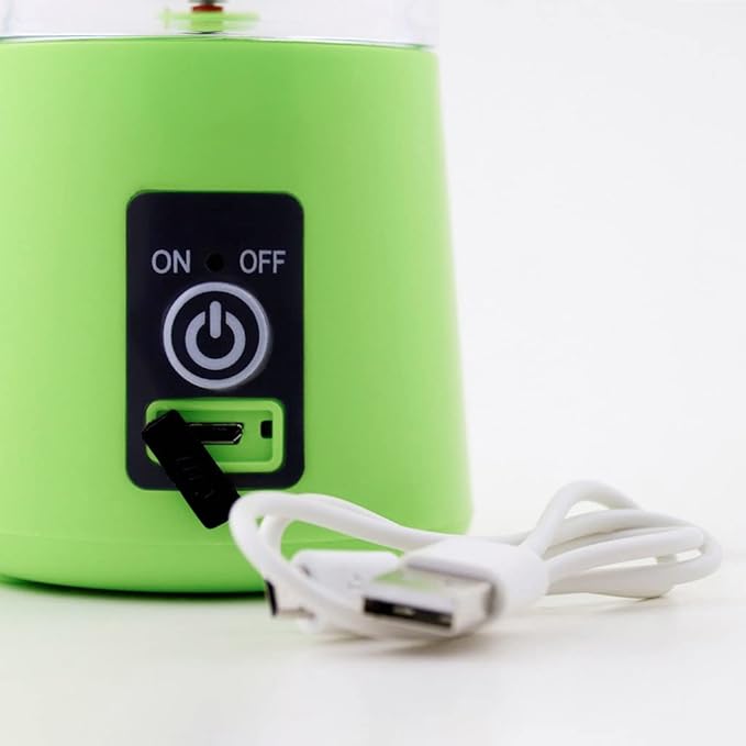 Touch of Smart 13-Ounce USB-Rechargeable Fruit Blender - Blue