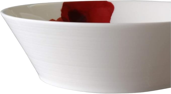 Narumi 52214-3658 Spring Field Bowl Dish 5.5 inches (14 cm) Red Anemone Microwave Safe Dishwasher Safe Made in Japan