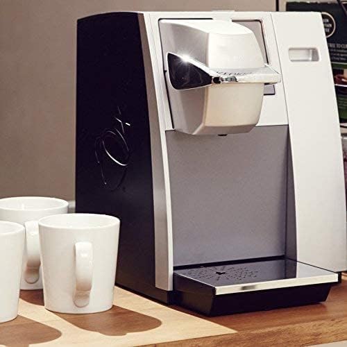 Office Pro Commercial Coffee Maker Single Serve K-Cup Pod Coffee Brewer Silver Extra Large 90 Oz. Water Reservoir
