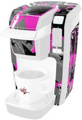 Decal Style Vinyl Skin compatible with Keurig K10 / K15 Mini Plus Coffee Makers SceneKid Pink (COFFEE MAKER NOT INCLUDED)
