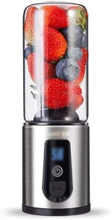 JYYBN Glass Portable Blender Shakes and Smoothies Vortex Mixer Mini Blender Single Serve Battery Operated Blender Juicer Cup