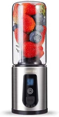 JYYBN Glass Portable Blender Shakes and Smoothies Vortex Mixer Mini Blender Single Serve Battery Operated Blender Juicer Cup