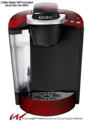 Decal Style Vinyl Skin compatible with Keurig K40 Elite Coffee Makers Spider Web (COFFEE MAKER NOT INCLUDED)