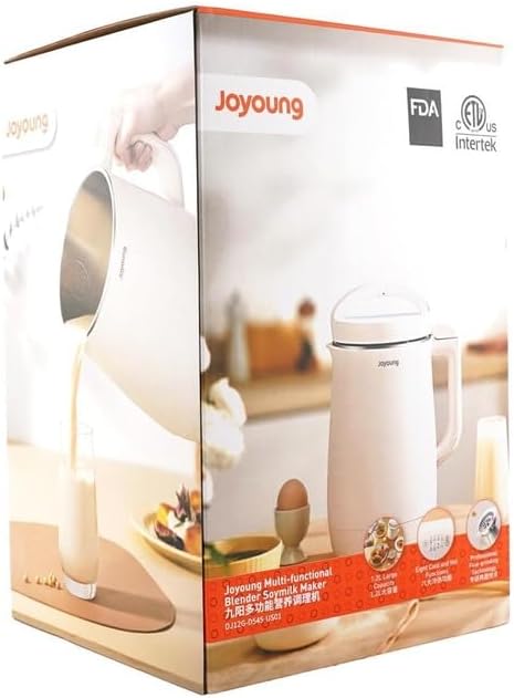 Joyoung Multi-Functional Blender Soymilk Maker with Fine-Grinding Technology 1.2 Liter DJ12G-D545-US01