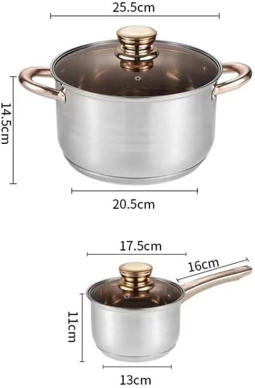 Thickened Composite Bottom 12 Piece Cookware Set Suitable for Various Stovetops