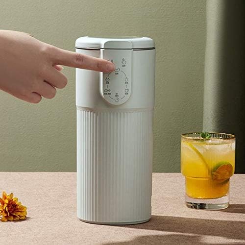 Soymilk Maker Machine Filter-free Multifunction Automatic Electric Heating Soya-Bean Milk Juicer Stir Rice Paste Make Tea 300ml(Gray)