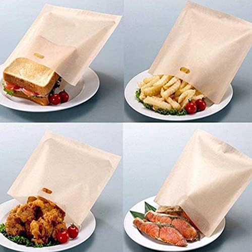 Nebel 20 Pcs Toaster Bags Non Stick Toaster Storage Bags Reusable Bags for Toaster