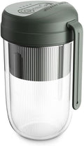 Portable Blender Travel Blender 300ml Mini Blender Personal Mixer Fruit Rechargeable with USB (Color : Green)