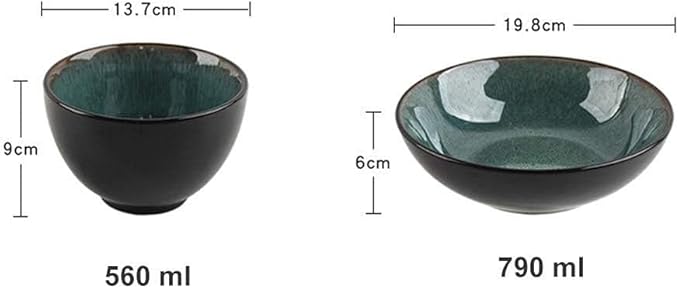 Fine Dinnerware Set Retro Porcelain Dishes Polished With Kiln Changing Glaze Green Peacock Pattern Service For 1 Plate Set