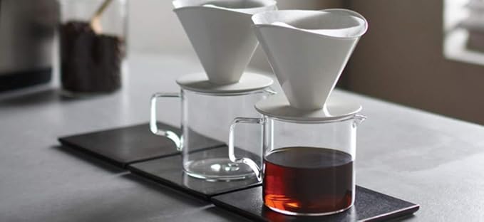 KINTO OCT 28902 Brewer Jug Set 2 Cups Black