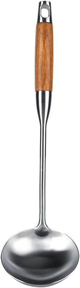 Chef Kitchen Cookware Set 4 Piece Nonstick Spatula Set Black Wooden Handle Stainless Steel Kitchen Gadgets