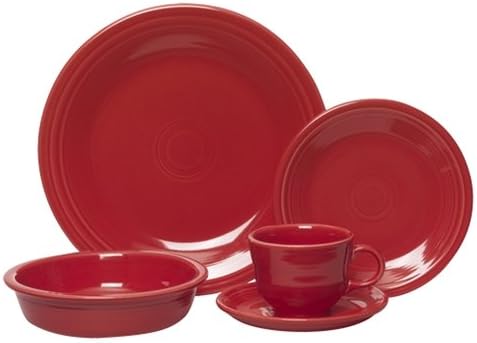 Fiesta 5-Piece Place Setting Scarlet