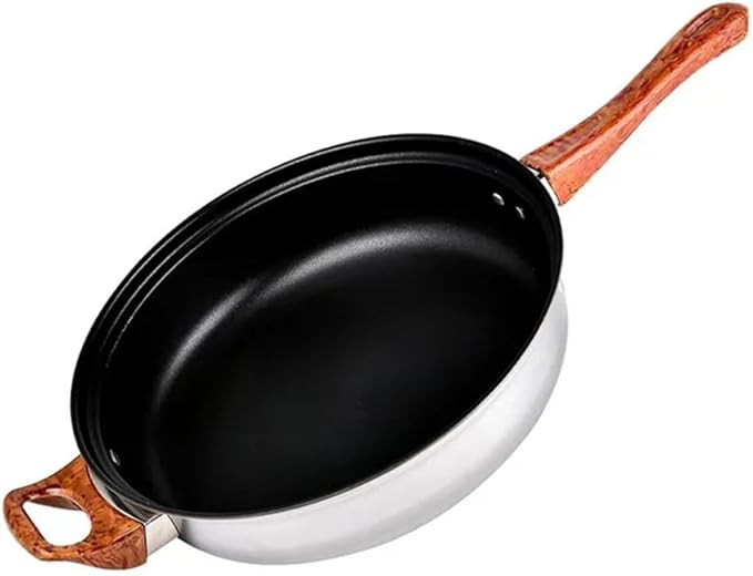 12 Pieces Stainless Steel Water Kettle Milk Soup Pot Non Stick Household Kitchen Cookware SetA12 pcB-12 pc (A 12 pc)