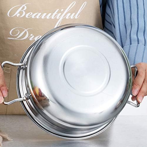 3pcs/set Stainless Steel Cookware Set Flat Bottom Frying Pan Soup Pot Milk Kit Induction Cooker Cooking for Home