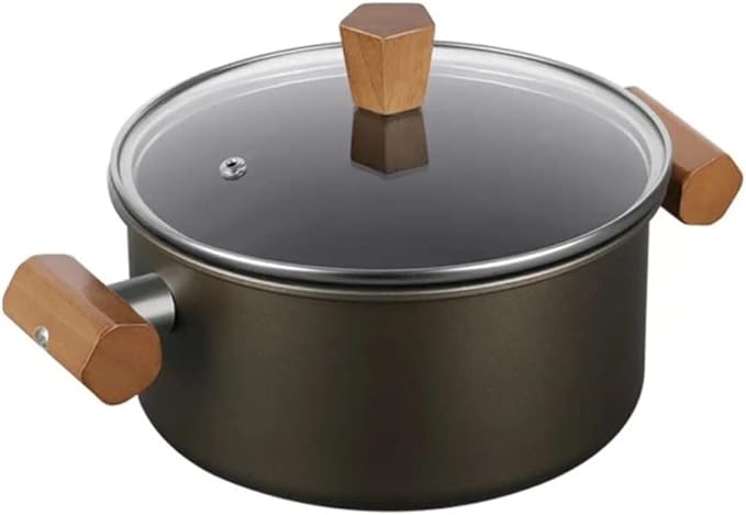 Pot Set Set Wok Soup Pot Milk Pot Ceramic Non-Stick Pot 4-Piece Set with Cover Kitchen Cooking Pot